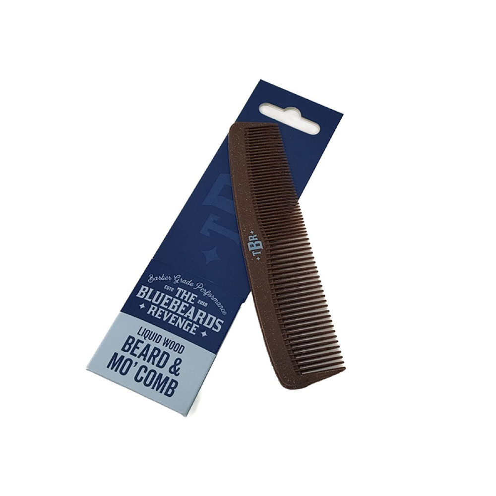 Гребінець для бороди The BlueBeards Revenge Liquid Wood Beard and Mo' Comb