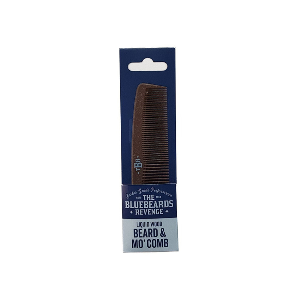 Гребінець для бороди The BlueBeards Revenge Liquid Wood Beard and Mo' Comb