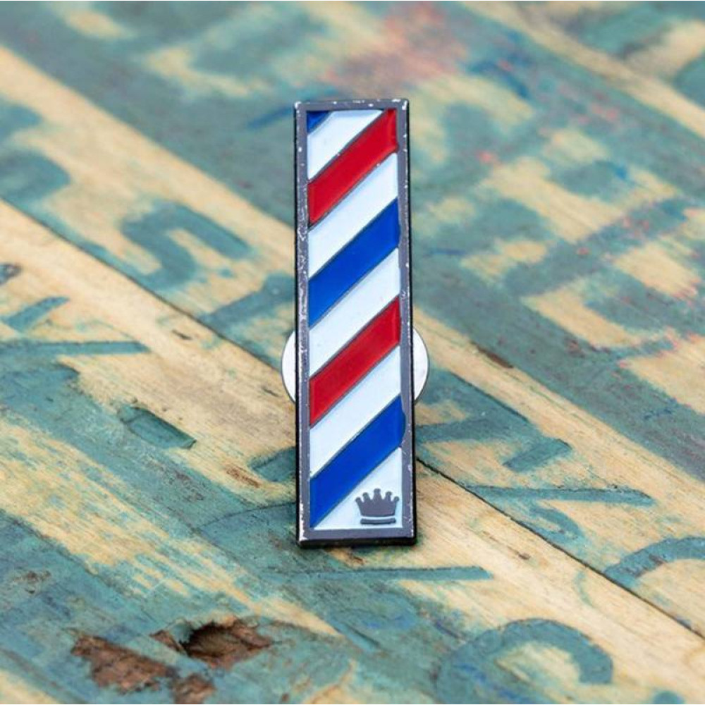Брошка Bona Fide Barber Pole Pin