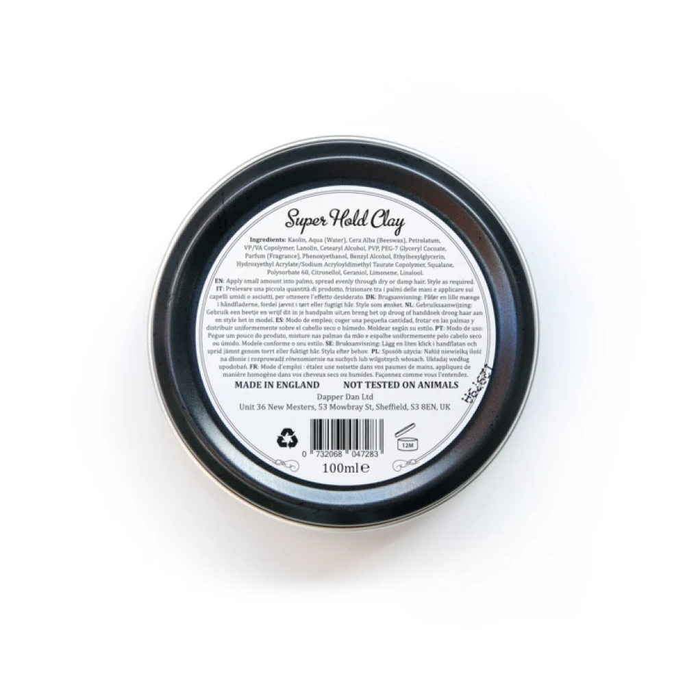 Глина для укладання волосся  Dapper Dan Ultra Matte Super Hold Clay 100г