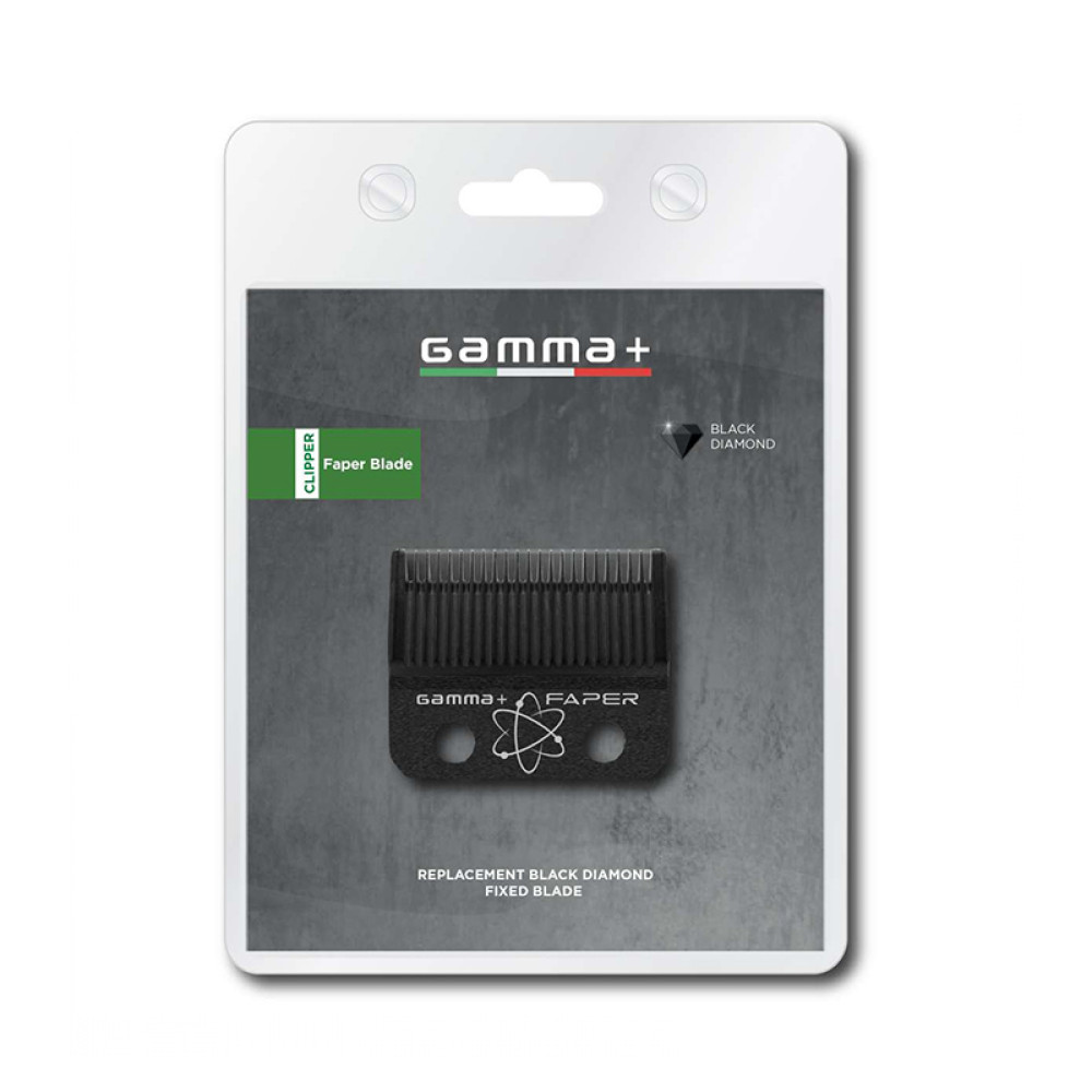 Ніж Gamma Piu Replacement Black Diamond DLC Faper Fixed Clipper Blade