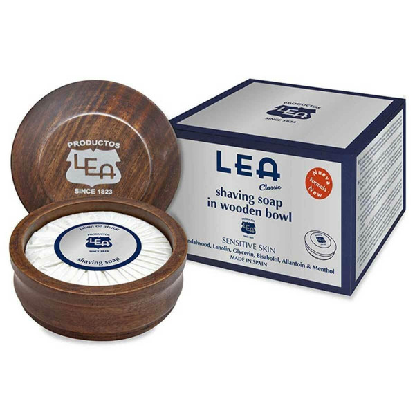 Мило для гоління в чаші з дерева LEA Classic Shaving Soap in Wooden Bowl 100г