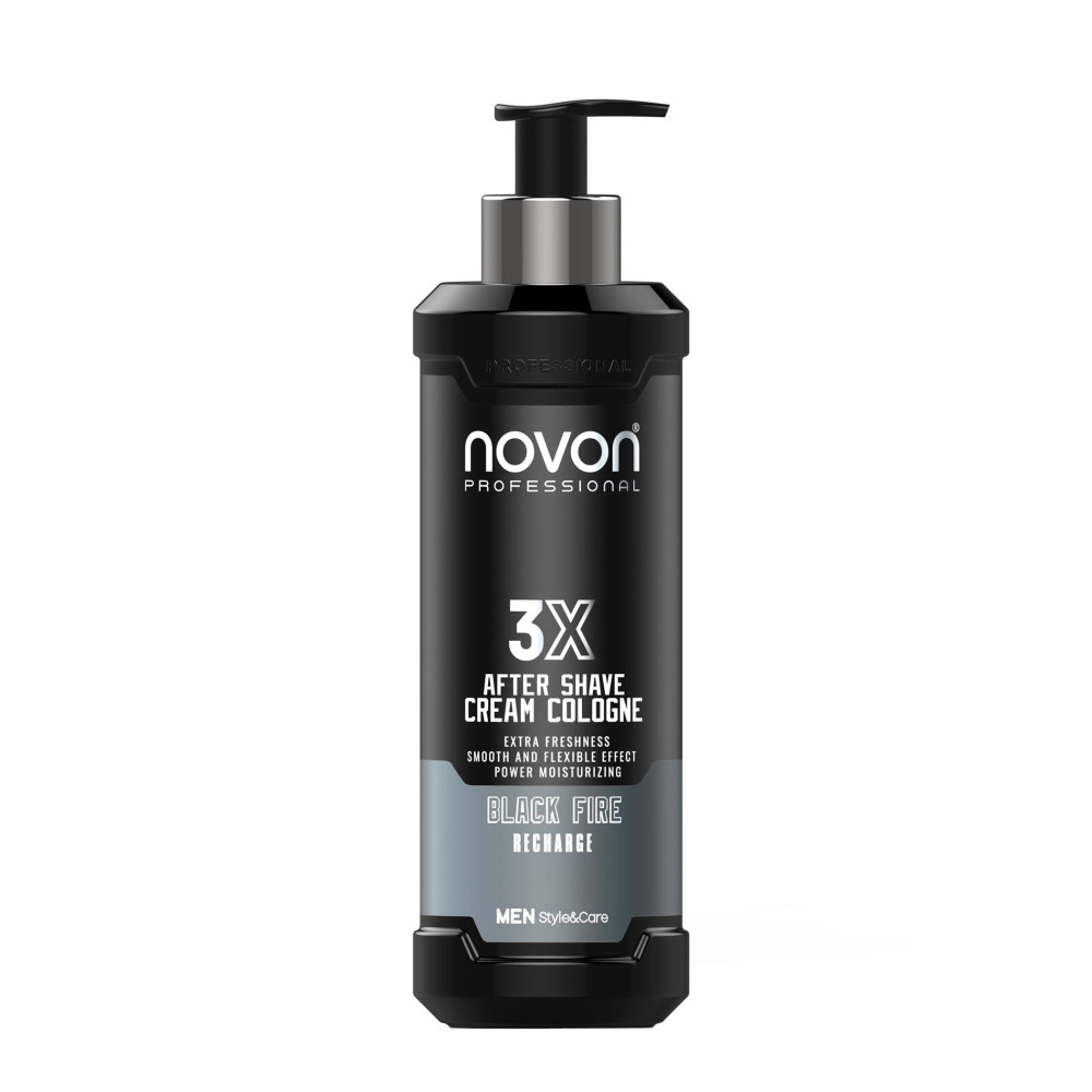 Крем після гоління Novon 3X Aftershave Cream Cologne - Black Fire  400 мл