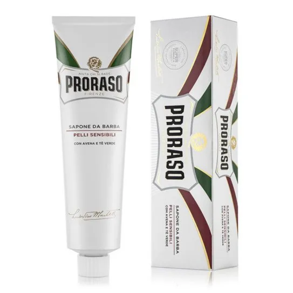 Крем для гоління Proraso Sensitive Green Tea Shaving Cream Tube 150мл