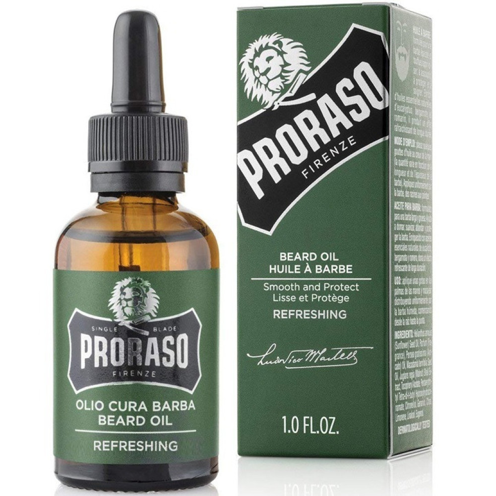Олія для бороди  - Proraso Refreshing Beard Oil 30 мл