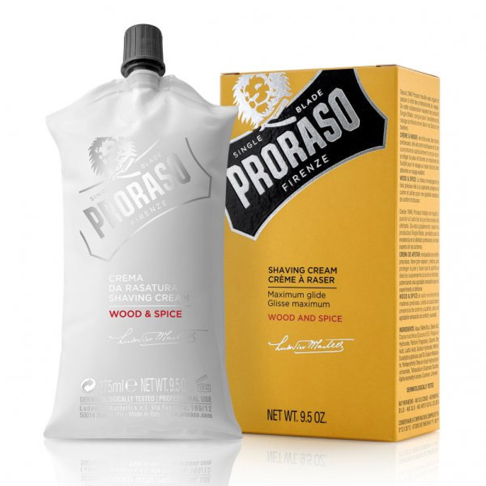 Крем Для Гоління Proraso Wood and Spice Shaving Cream 275 мл