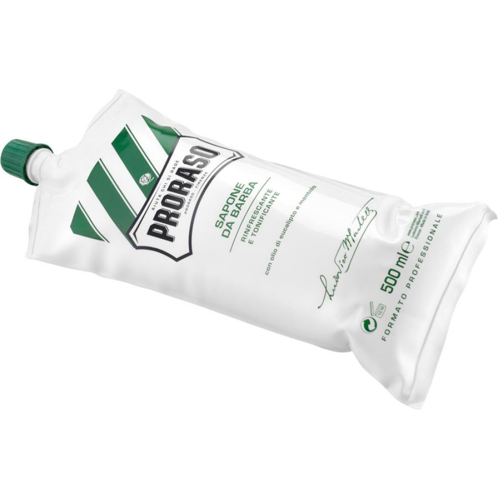 Крем Для Гоління Proraso Green Shaving Cream Tube Refresh Eucalyptus 500 мл