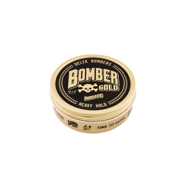 Помада для укладання волосся Shiner Gold Heavy Hold Bomber Gold Pomade 112мл