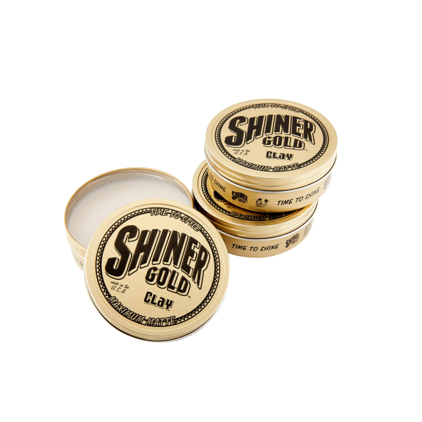 Глина для укладки волосся Shiner Gold Matte Clay 113г 3x
