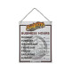 Табличка Suavecito Business Hours Door Sign