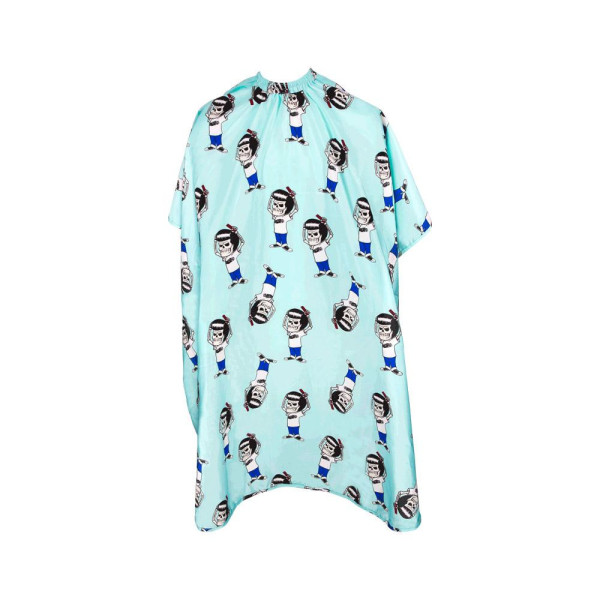 Пеньюар дитячий Suavecito Mascot Club Blue Barber Cape