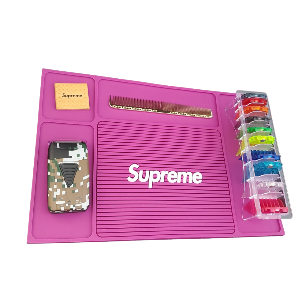 Коврик для інструментів Supreme Barber Pink 45 x 30см