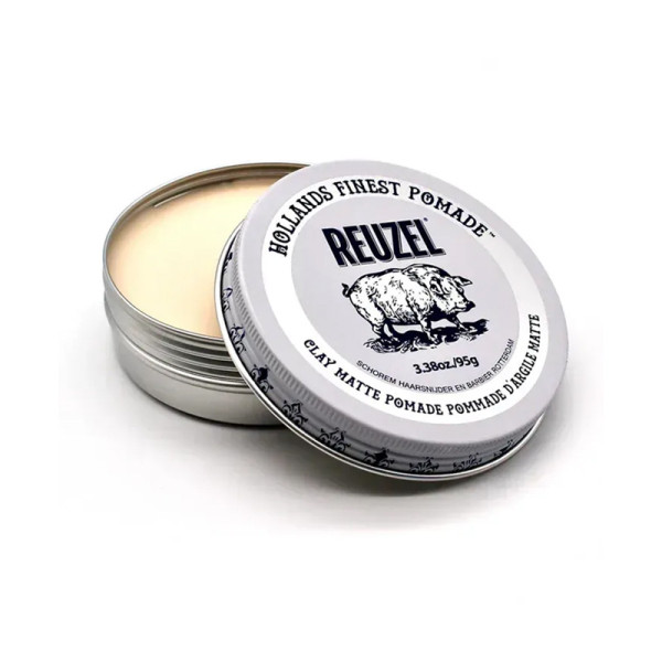 Матова глина для волосся Reuzel Clay Matte Pomade 95г