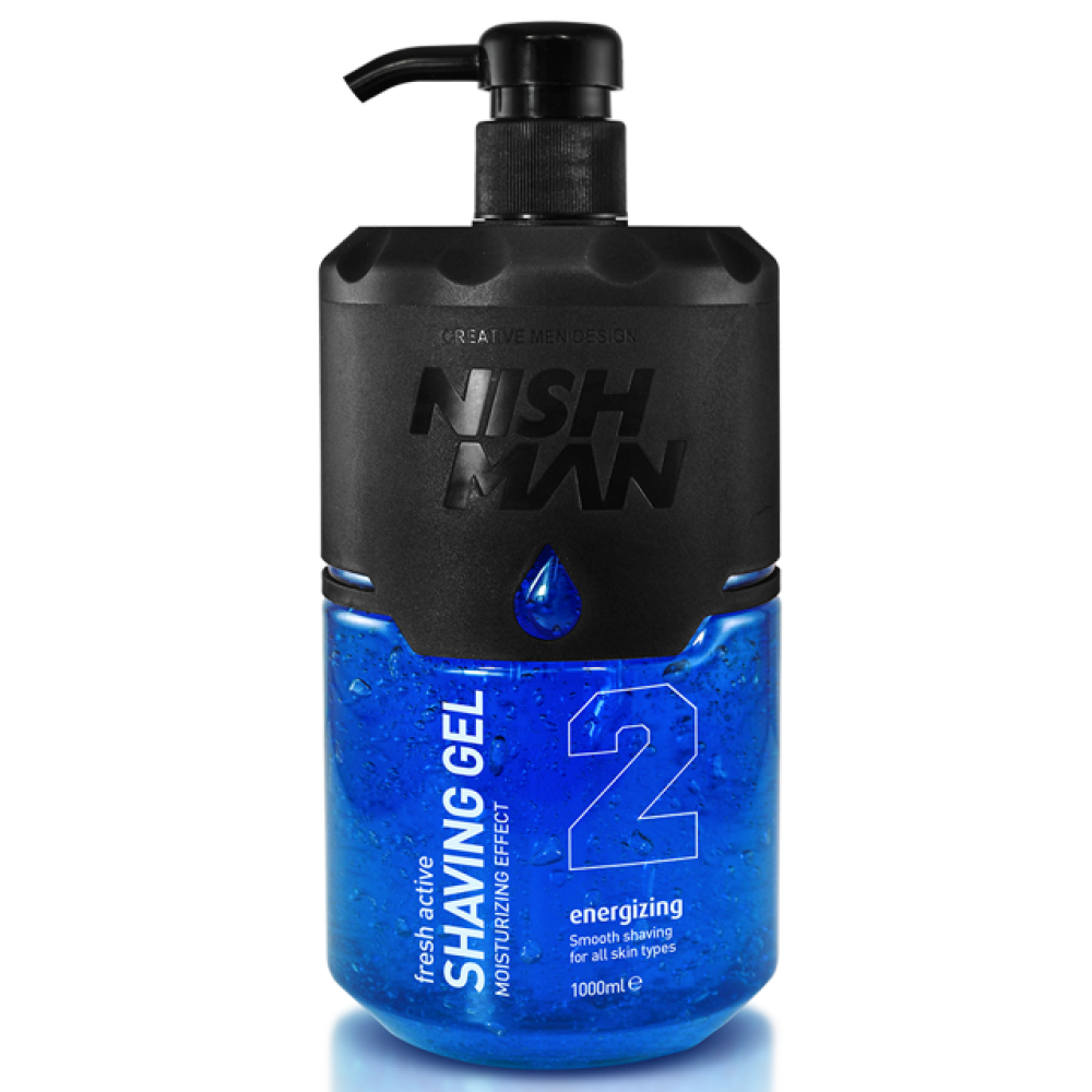 Гель для бритья Nishman №2 Energizing Shaving Gel с дозатором 1000мл