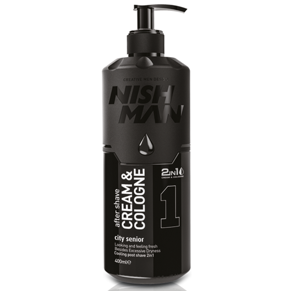Крем-ковдран 2в1 Сіті Сеньор Nishman After Shave Cream + Cologne 2in1 400 мл