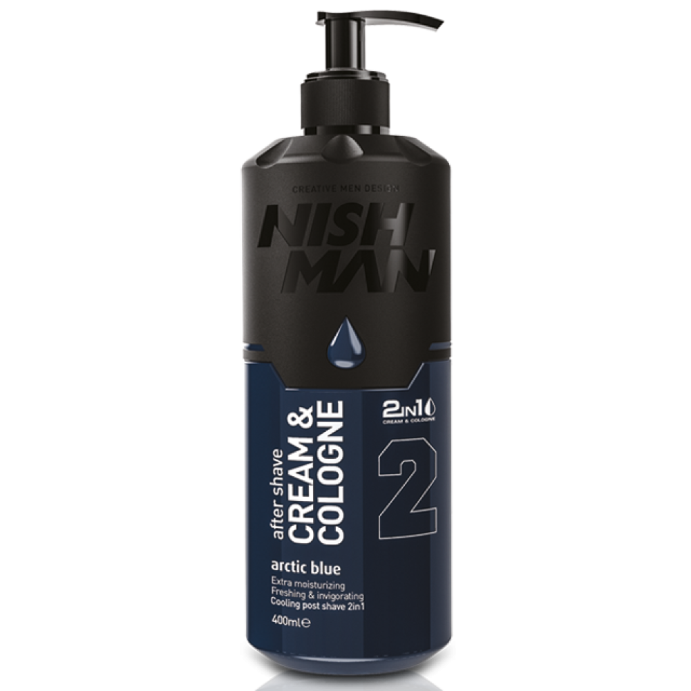 Крем-ковдран 2в1 Арктик Блю Nishman After Shave Cream + Cologne 2in1 400 мл