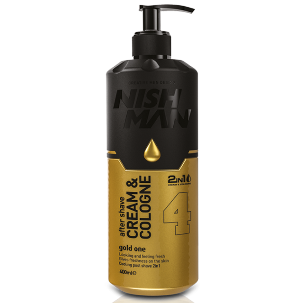 Крем-ковдран 2в1 Голд Ван Nishman After Shave Cream + Cologne 2in1 400 мл