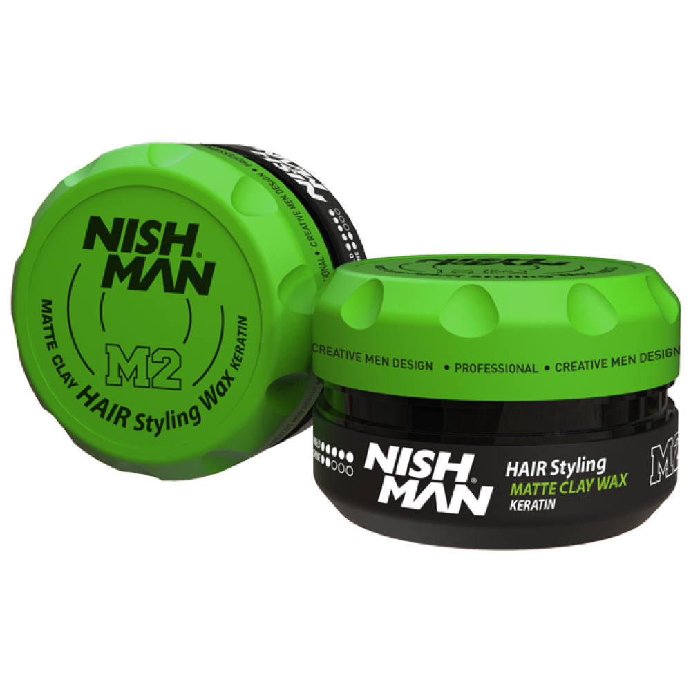 Матовая глина для укладки волос Nishman Matte Clay М2 30мл