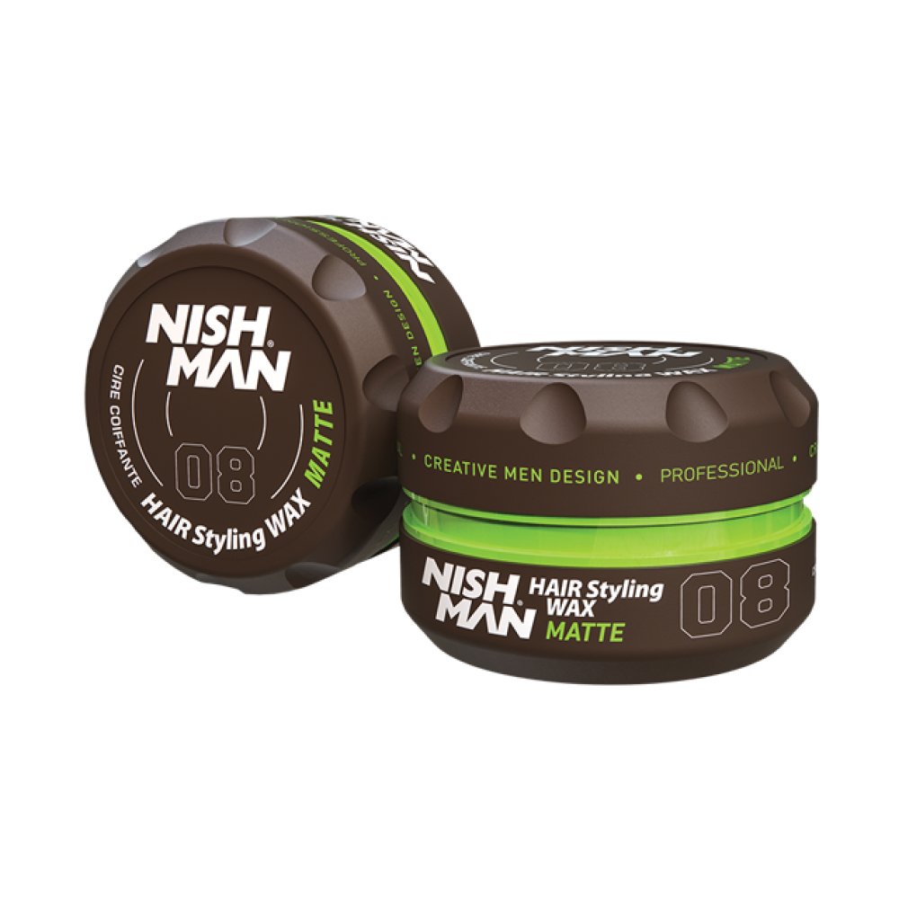 Віск для укладання волосся Nishman Hair Styling Wax 08 Matte
