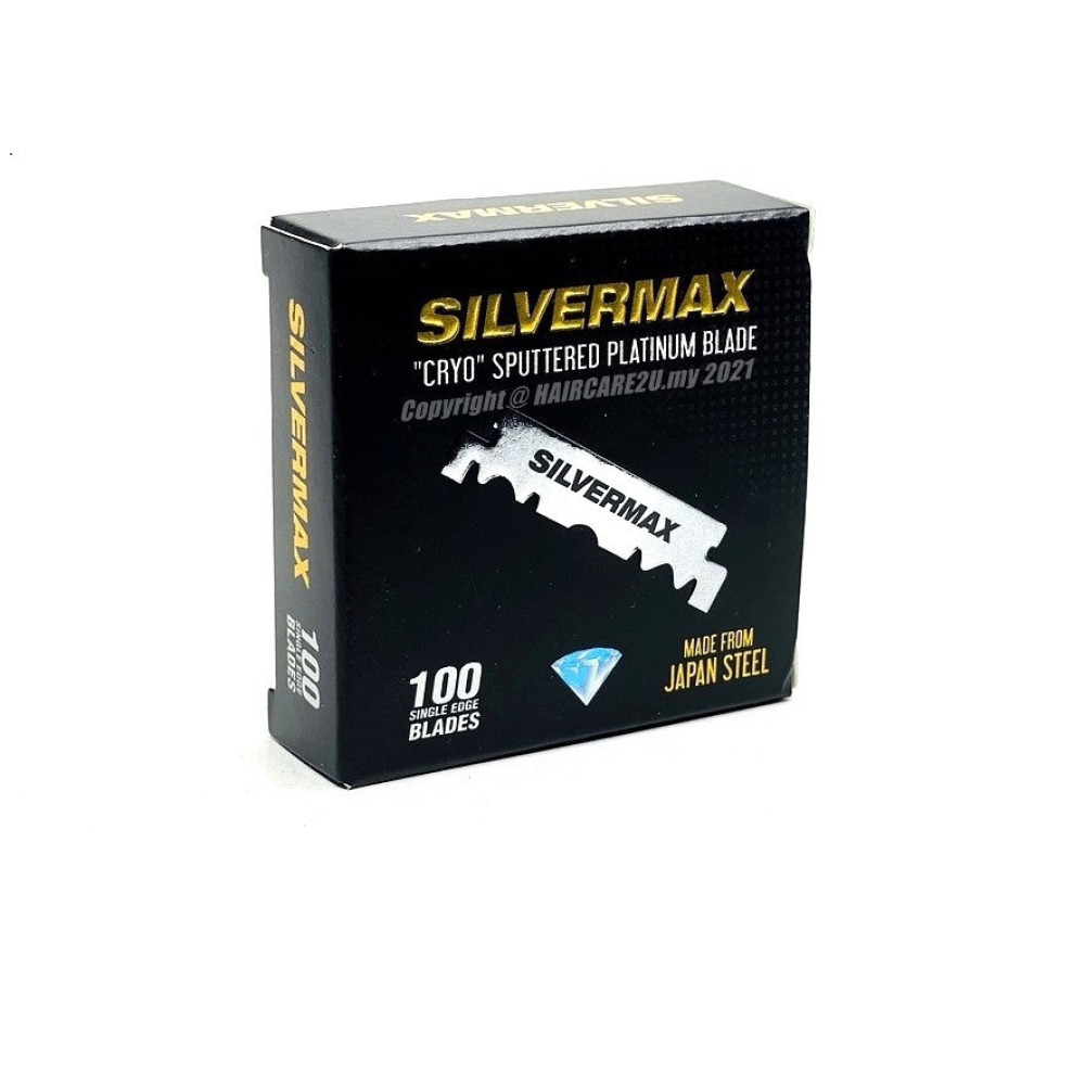 Леза для небезпечних бритв (шавет) половинками Silvermax 100 шт.