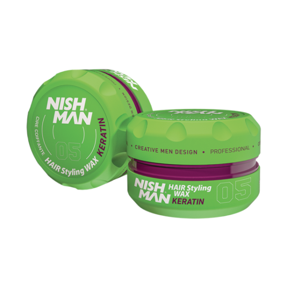 Віск для укладання волосся Nishman Hair Styling Wax Keratine 05 30мл