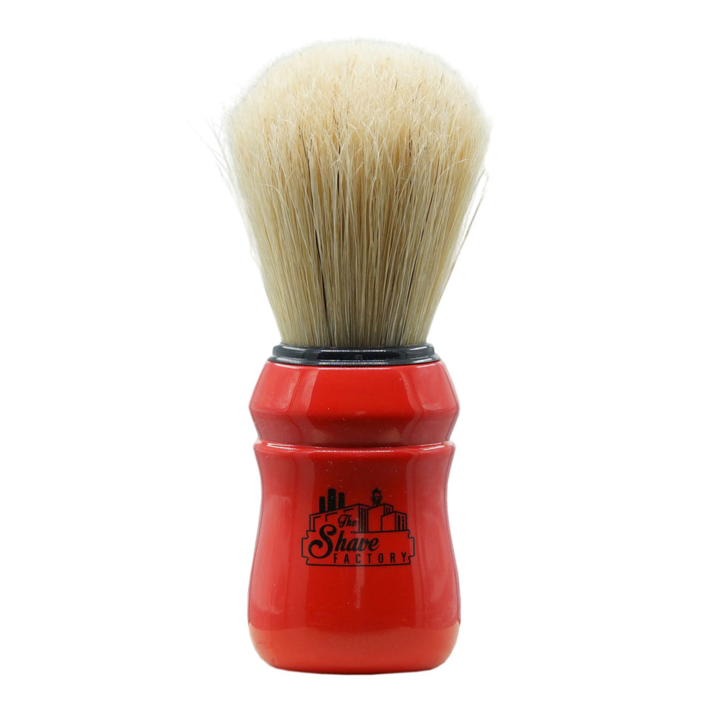 Помазок для гоління The Shave Factory Shaving Brush М червоний