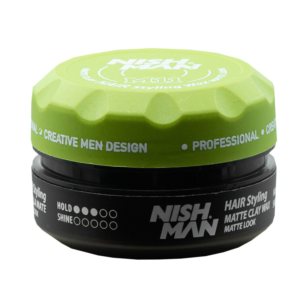 Матова глина для укладання волосся Nishman Matte Clay М11 150мл