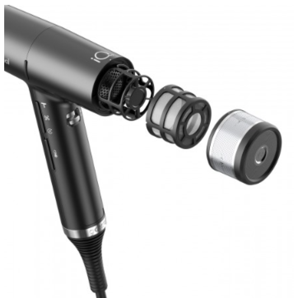 Фен GaMa iQ3 Perfetto Oxy Active Black 1600Вт PH6080.BK