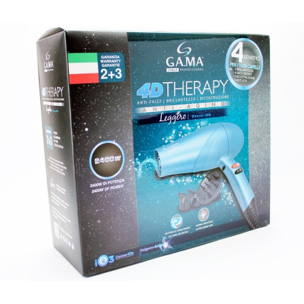Фен GaMa LEGGERO OZONE ION 4D THERAPY 2400Вт GH2003
