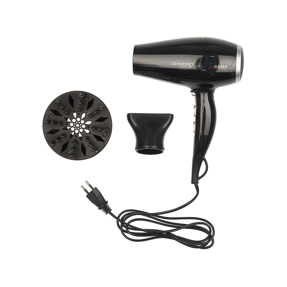 Фен GaMa DIAMOND CERAMIC 2300Вт с керамикой и Nano Silver (GH0301)