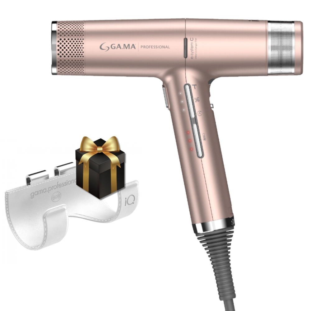 Фен GaMa iQ3 Perfetto Oxy Active Розовое Золото 1600Вт PH6080.PK