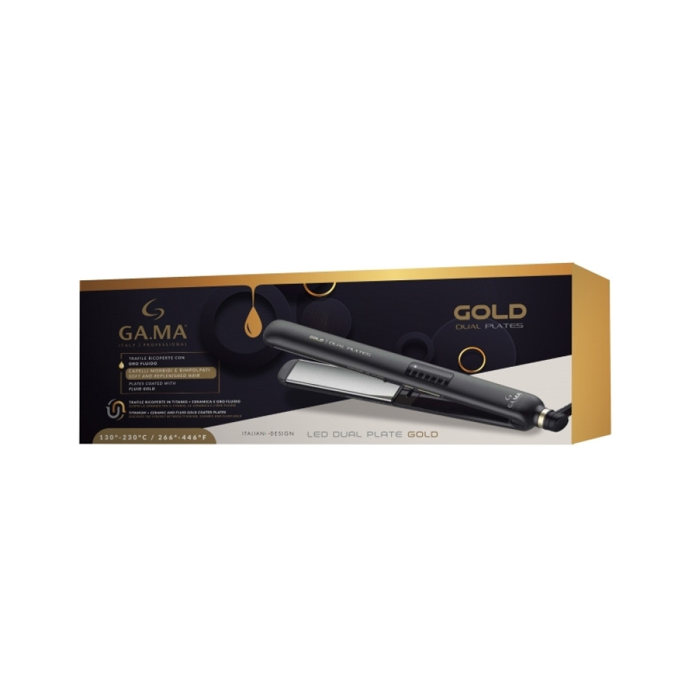 Випрямляч GaMa CP14 LED Dual Plates Gold GI2510