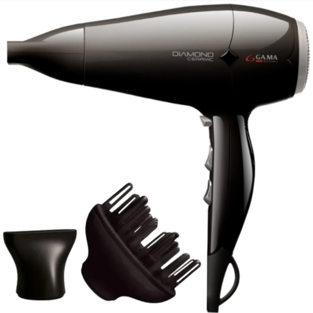Фен GaMa DIAMOND CERAMIC 2300Вт с керамикой и Nano Silver (GH0301)