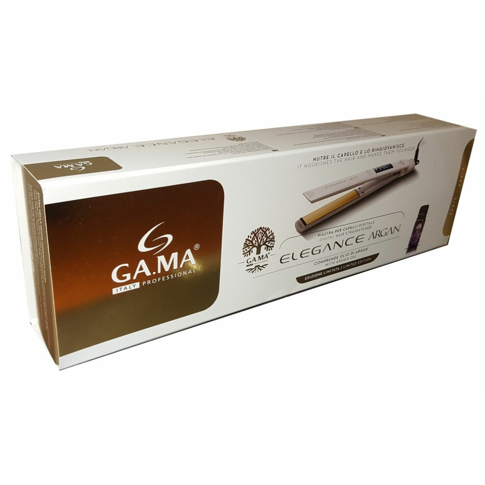 Випрямляч для волосся GAMA ELEGANCE DIGITAL ARGAN (GI0201)  з аргановою олією