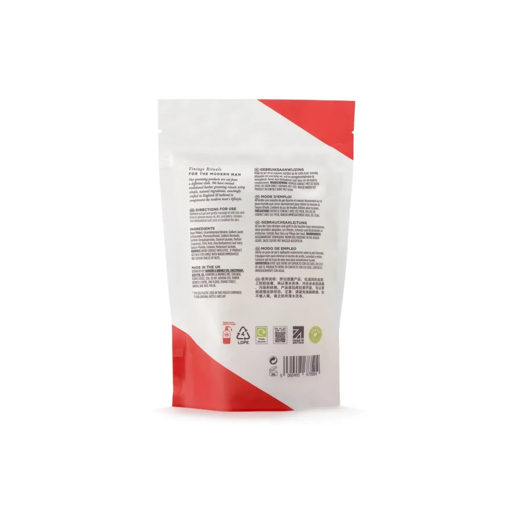 Гель для душу zip-пакет Hawkins & Brimble Body Wash Pouch 300 мл