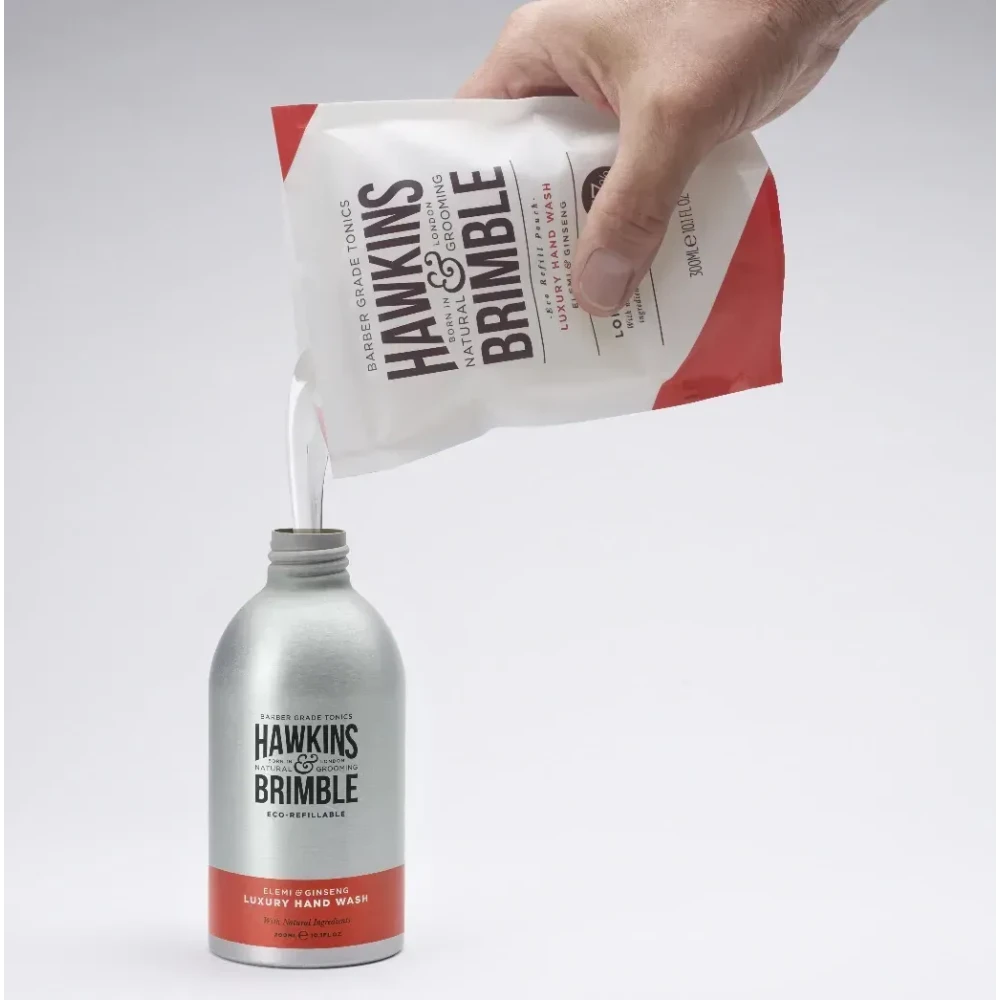 Мило для рук Hawkins & Brimble Cleansing Hand Wash Pouch 300мл