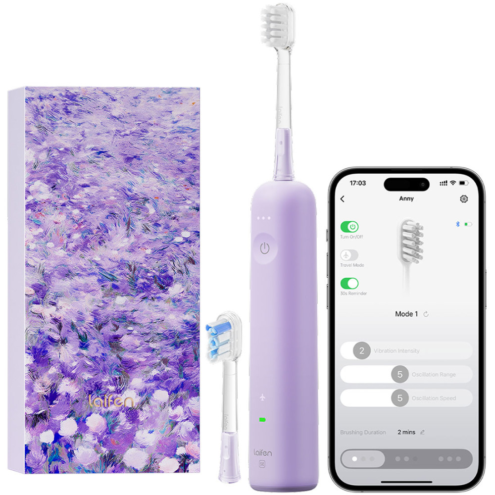 Електрична зубна щітка Laifen Wave SE Purple