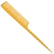 Гребінець з пластиковою спицею Sway Yellow ion + 002