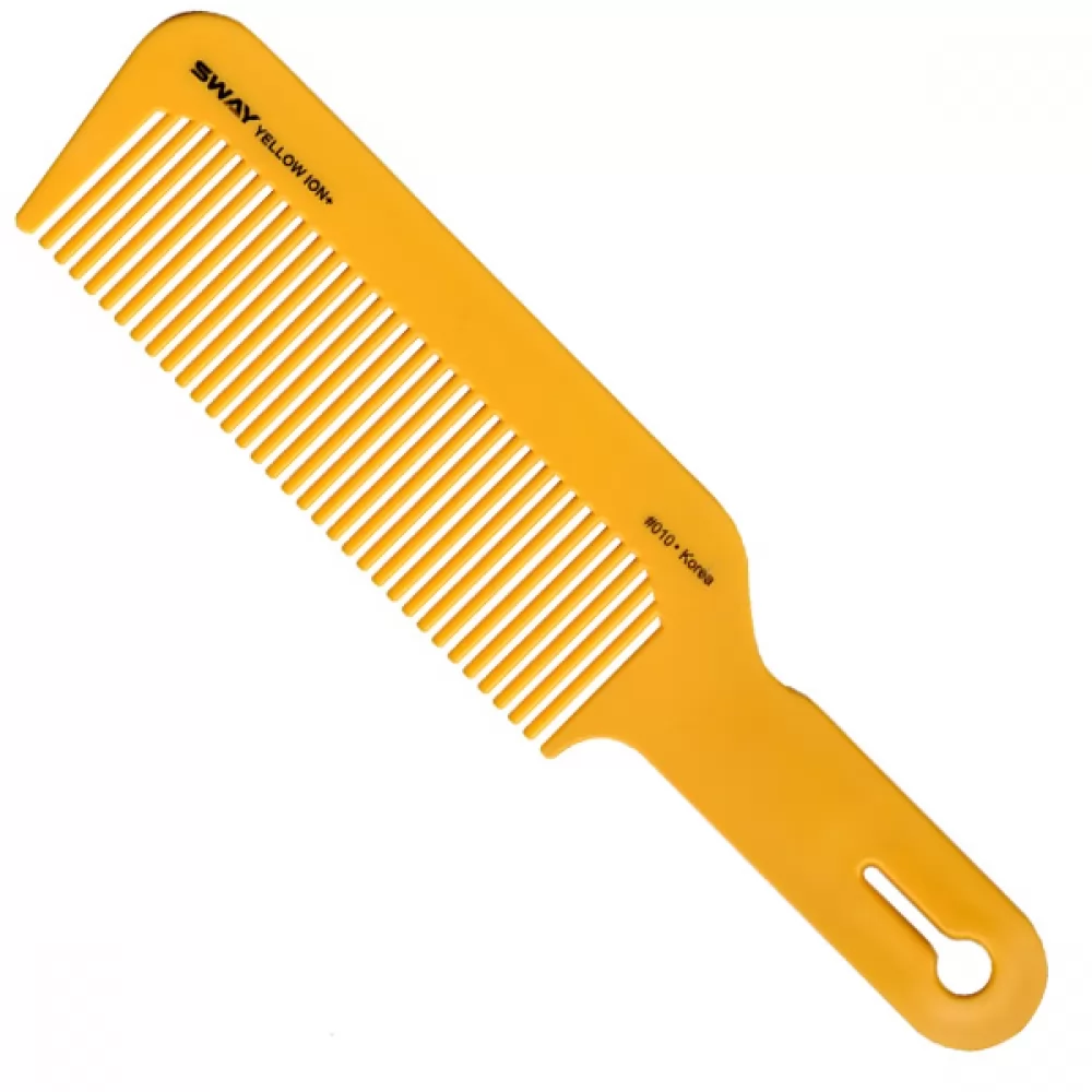 Гребінець для стрижки під машинку Sway Yellow ion + 010