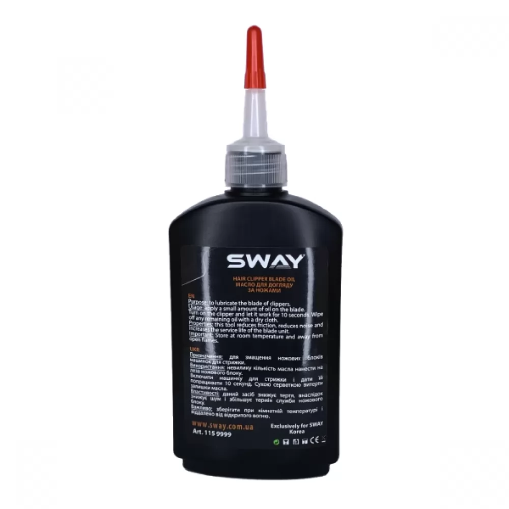 Масло для змащення ножів машинок для стрижки Sway Blade Oil 120 мл.