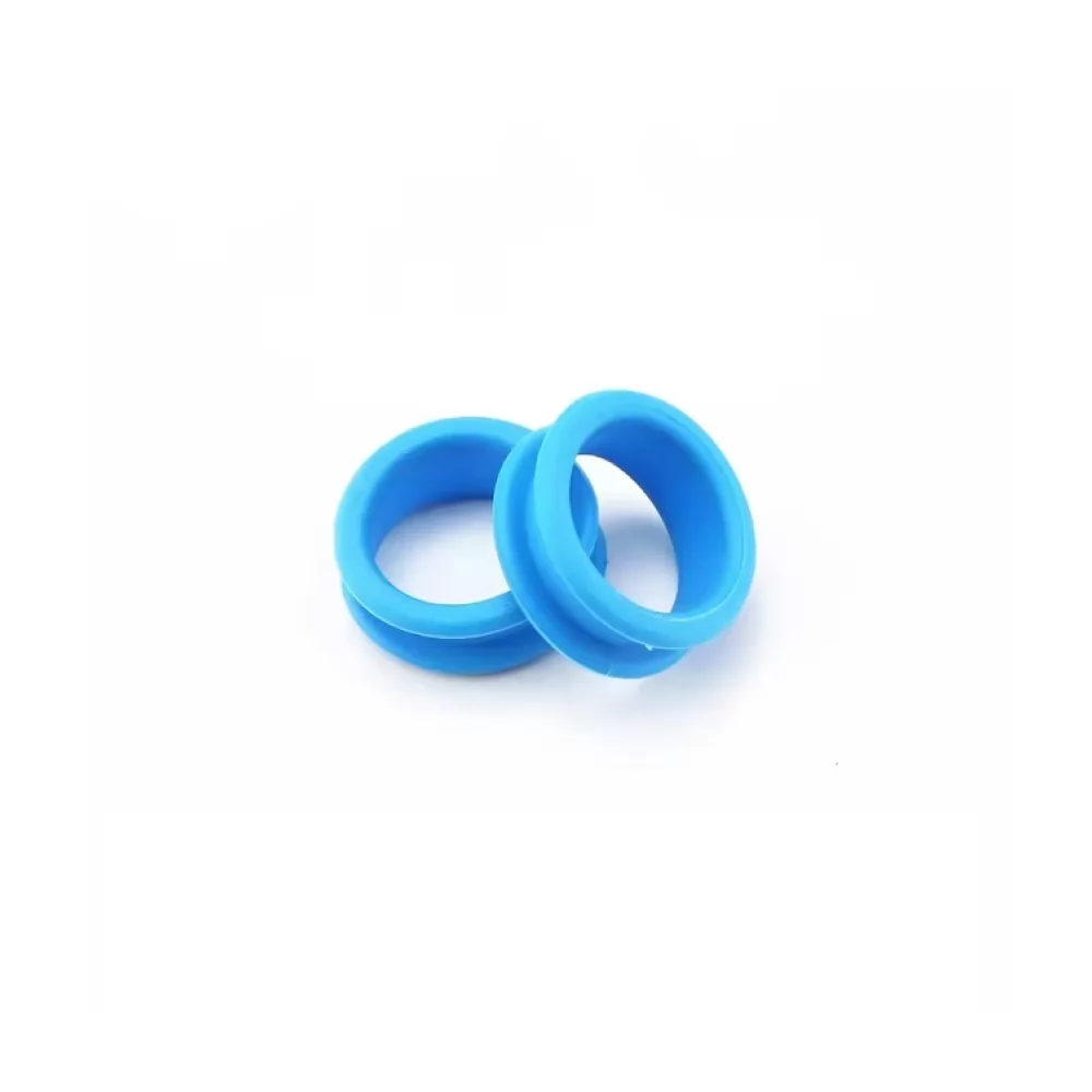 Силіконові кільця для перукарських ножиць Sway Blue 2 шт.
