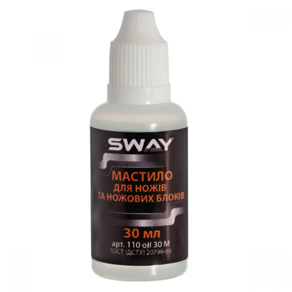 Масло для змащення ножів машинок для стрижки Sway Blade Oil 30 мл.