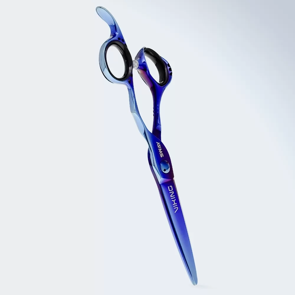 Перукарські ножиці Sway Viking CNC Blue Purple 70360 розмір 6