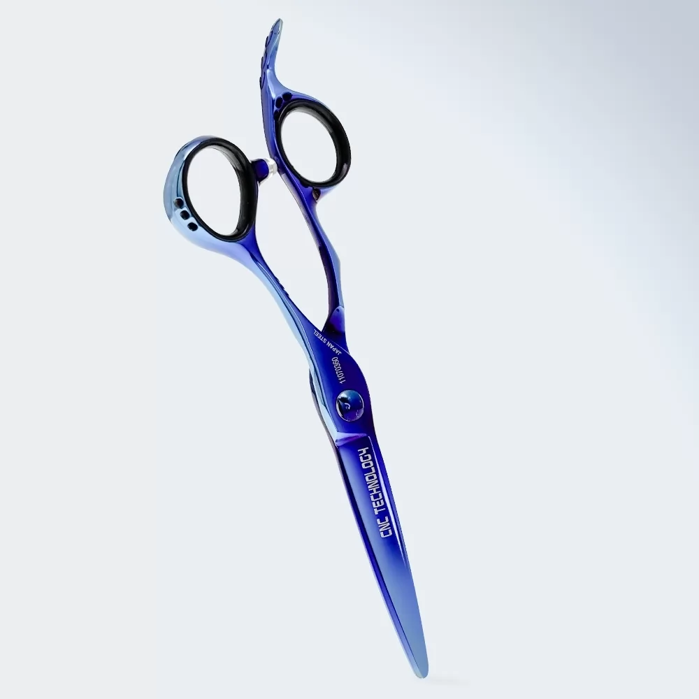 Перукарські ножиці Sway Viking CNC Blue Purple 70360 розмір 6